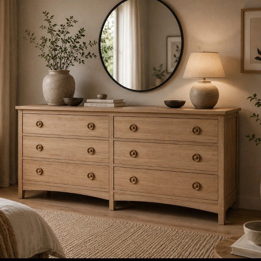 Prachtige landelijke dressoir/ roomdevider, Ophalen, Zo goed als nieuw, 25 tot 50 cm