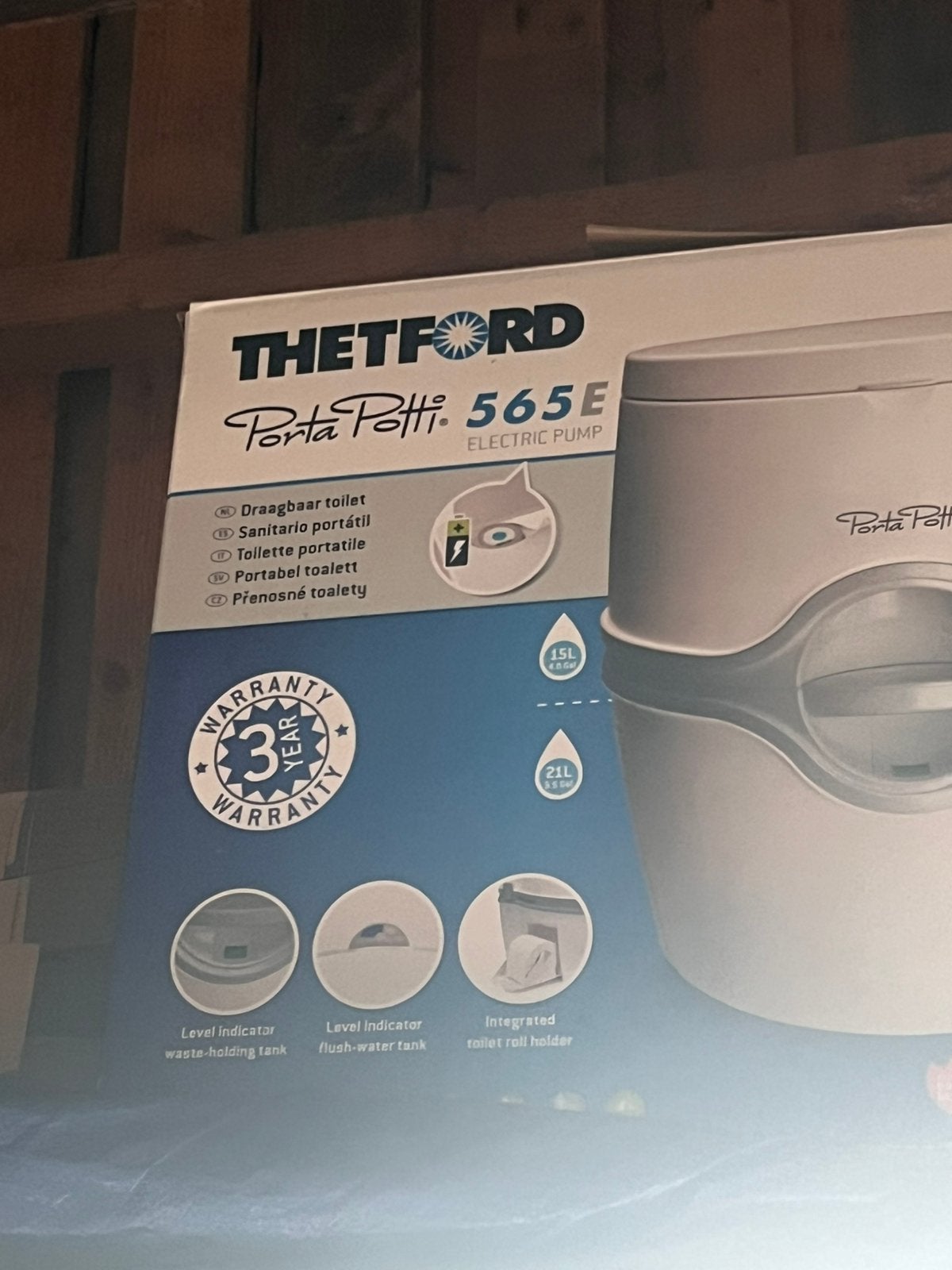 Theford porta potti 365 E, Ophalen, Nieuw