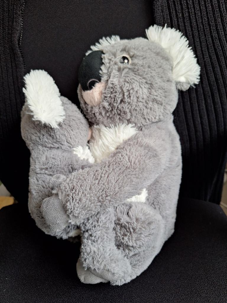 Mama koala met kind knuffel, Kinderen en Baby's, Speelgoed | Knuffels en Pluche, Overige merken, Overige karakters, Beer, Ophalen of Verzenden
