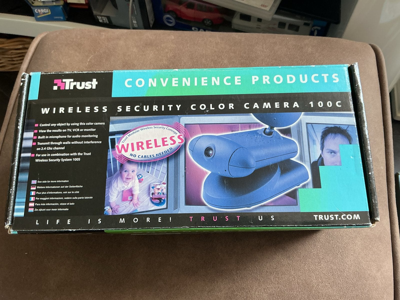 Trust Wireless Security Color Camera 100C - Nieuw in doos, Audio, Tv en Foto, Ophalen, Nieuw, Binnencamera