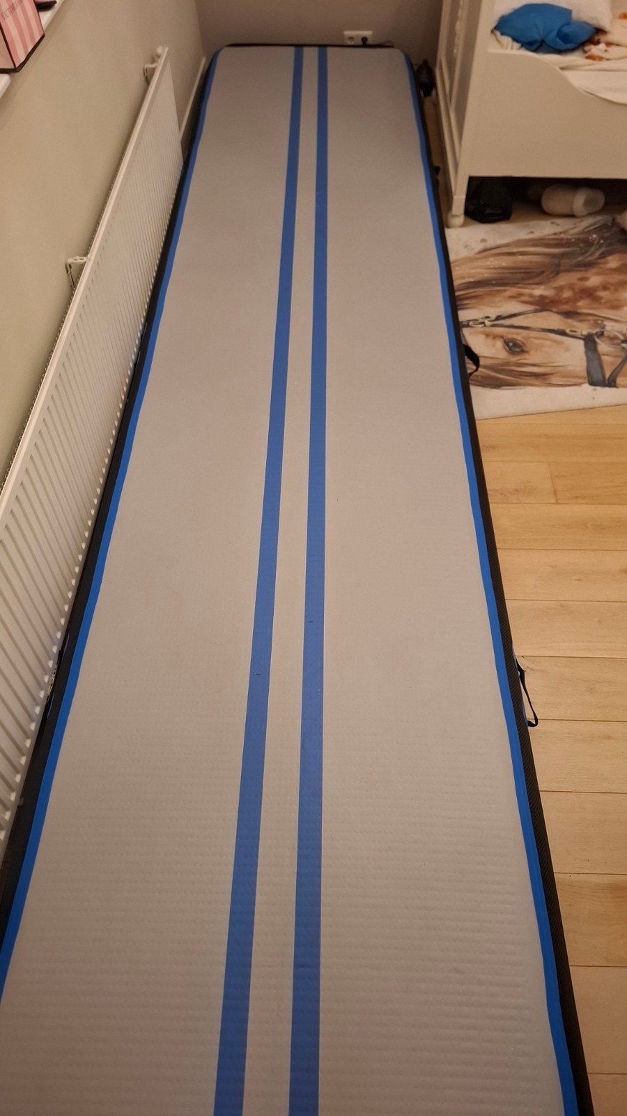 Airtrack 5x1 meter met pomp en tas, Ophalen, Zo goed als nieuw, Overige typen