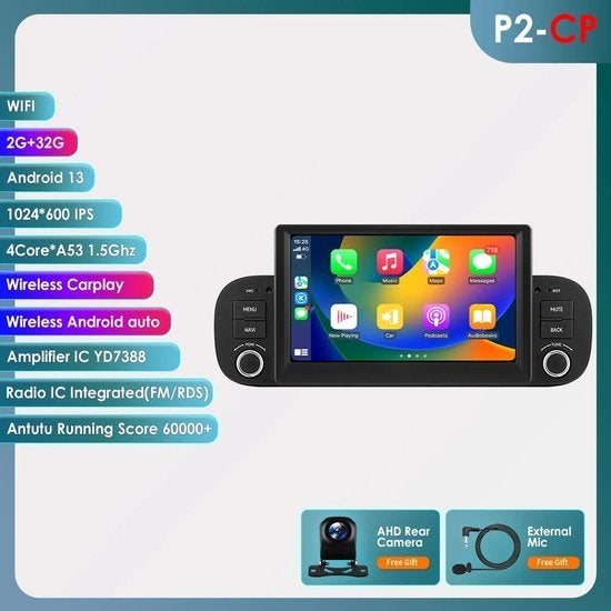 1Din Android 13 Autoradio – Car Multimedia Speler, Corvance B.V., Verzenden, Nieuw, Corvancebol@gmail.com