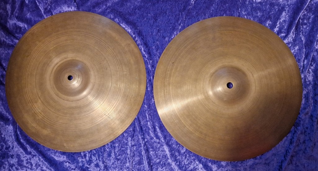 Avedis Zildjian hi-hat 15" 50er jaren., Muziek en Instrumenten, Ophalen of Verzenden, Gebruikt, Overige merken