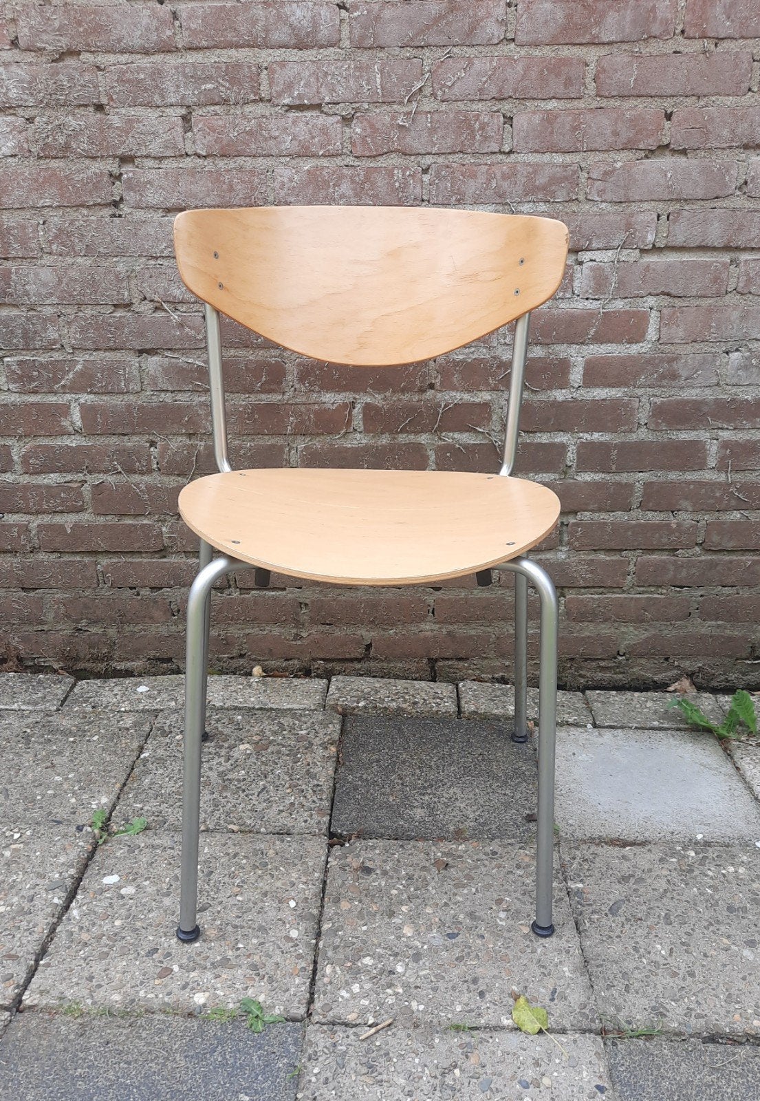 Originele Thonet Buisframe Stoel model S 252 met merkstempel, Ophalen