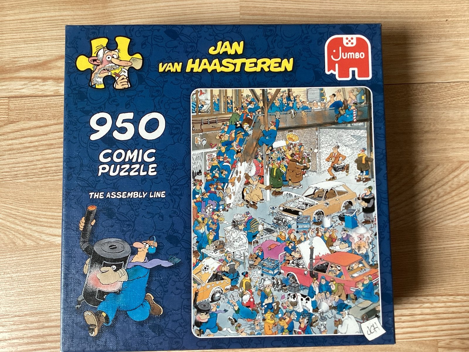 Jan van Haasteren 950 stukjes - The Assembly Line, Ophalen, 500 t/m 1500 stukjes, Zo goed als nieuw, Legpuzzel