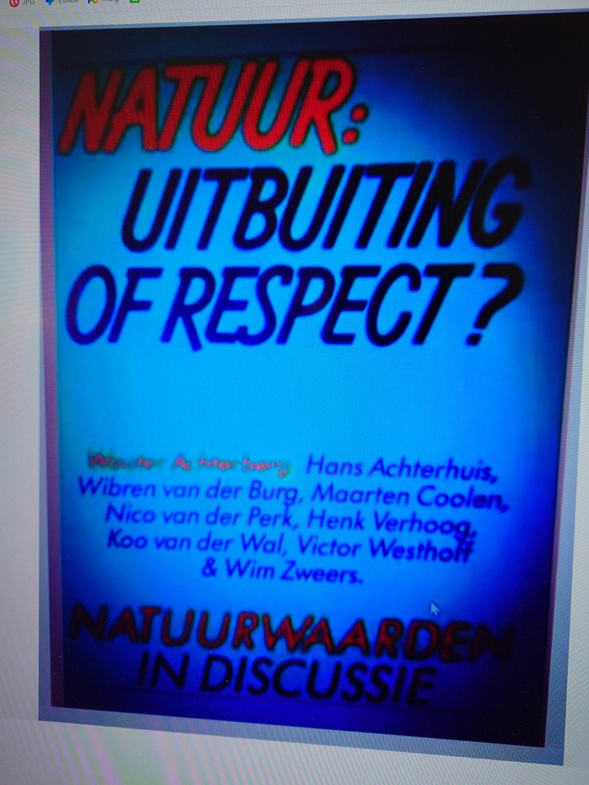 NATUUR Uitbuiting Of Respect - Wouter Achterberg BOEK, Ophalen of Verzenden, Zo goed als nieuw, Wouter Achterberg