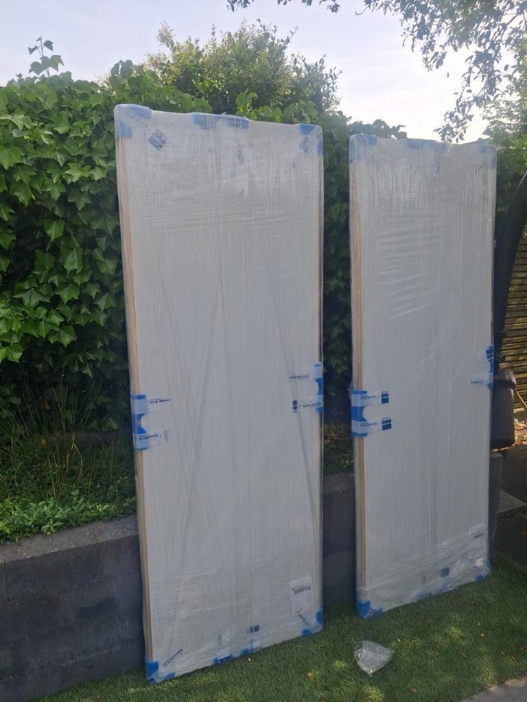 2 stuks deuren voor onzichtbaar sluit  resultaat, Doe-het-zelf en Verbouw, Deuren en Horren, Binnendeur, Nieuw, Ophalen of Verzenden