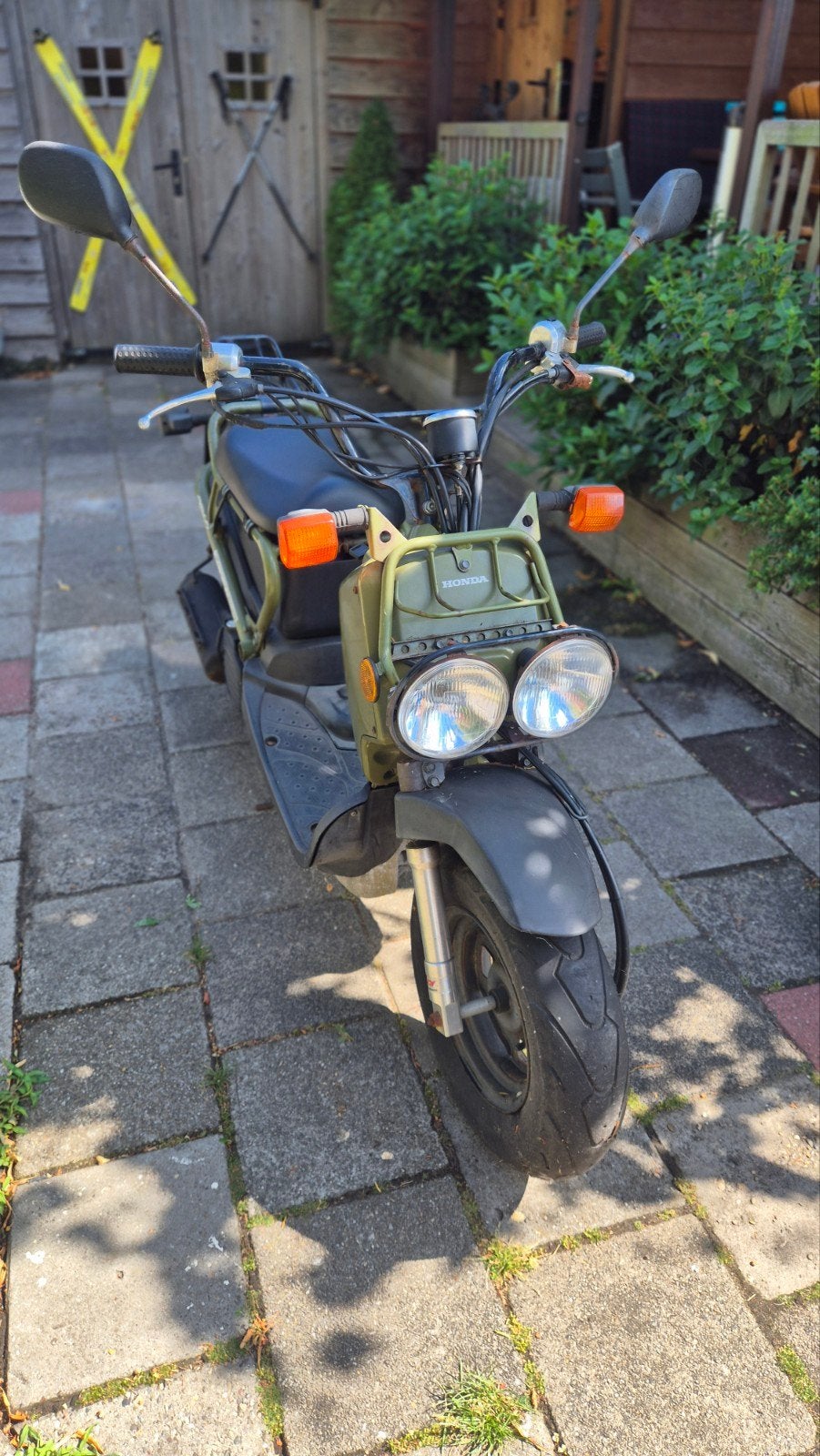 Honda Zoomer Scooter - Olijfgroen, Ophalen, Gebruikt