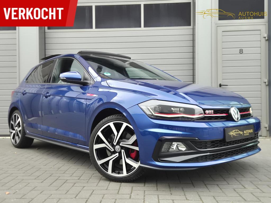 Volkswagen Polo 2.0 TSI GTI Pano/Virtual/Beats/Led/Alcantara, Gebruikt, Zwart, 4 cilinders, Blauw