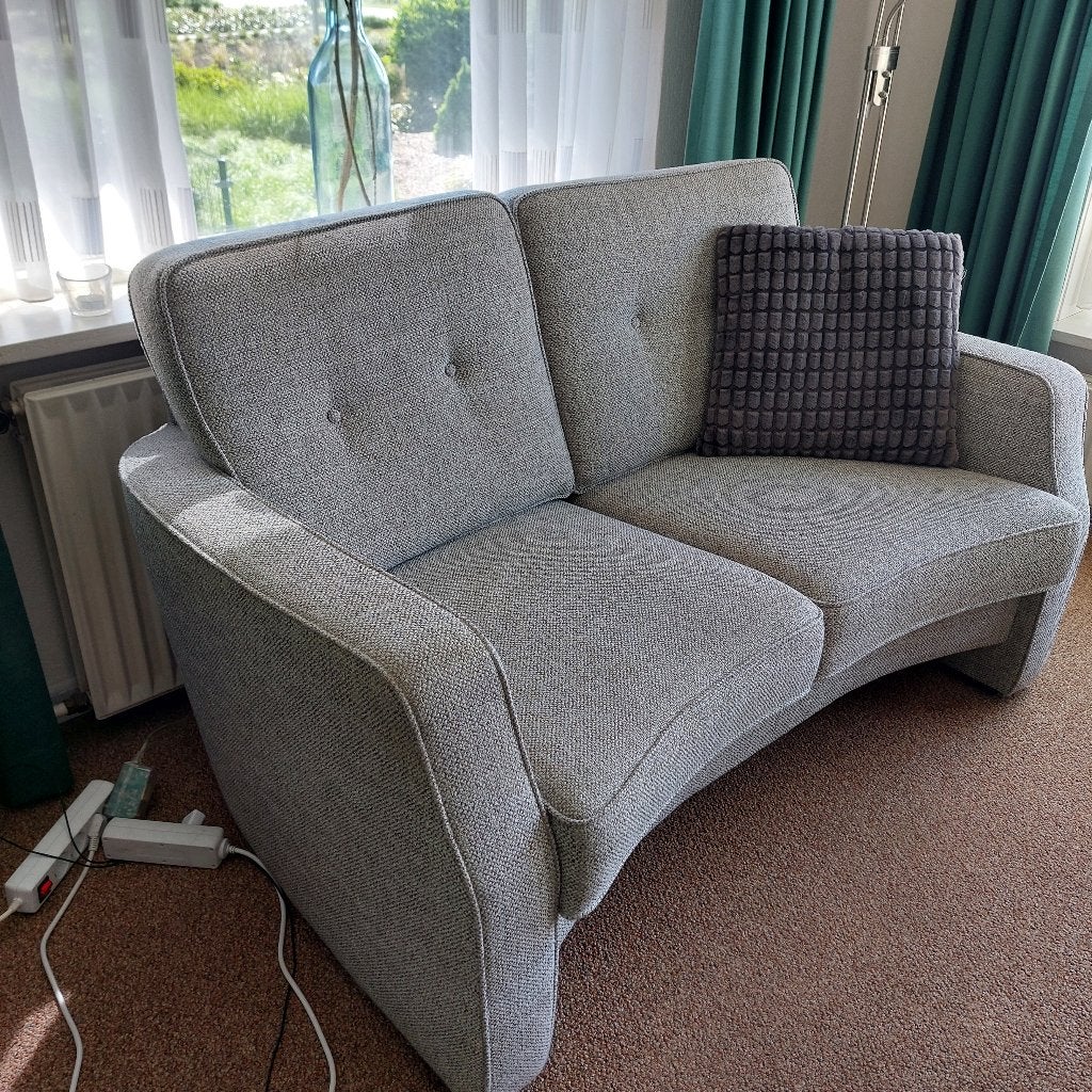 Comfortabele tweepersoonsbank, Ophalen, Tweepersoons, 75 tot 100 cm, Zo goed als nieuw