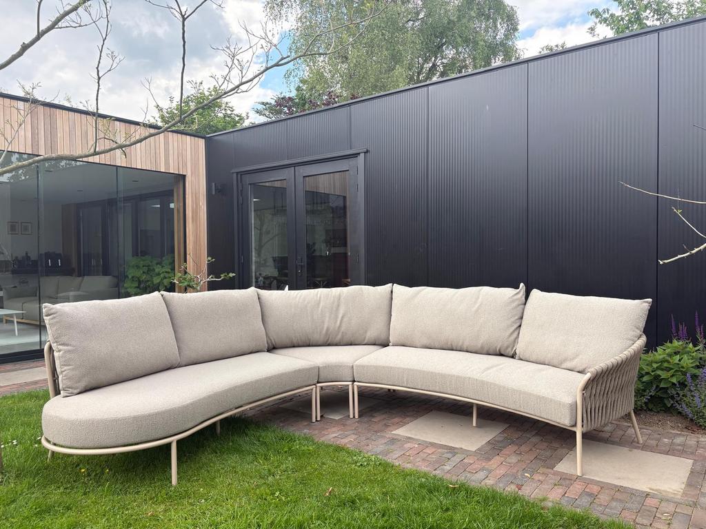 4 Seasons Outdoor Comino organic loungeset, Tuin en Terras, Ophalen, Nieuw, Wicker, Bank