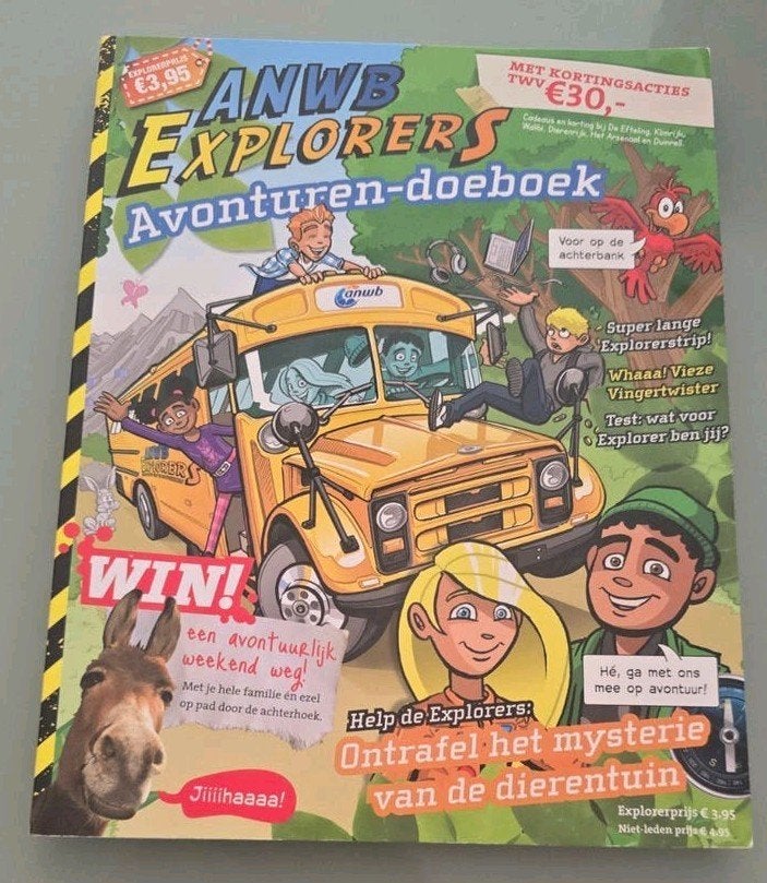 ANWB Explorers Avonturen-doeboek, Ophalen of Verzenden, Nieuw, ANWB, Non-fictie