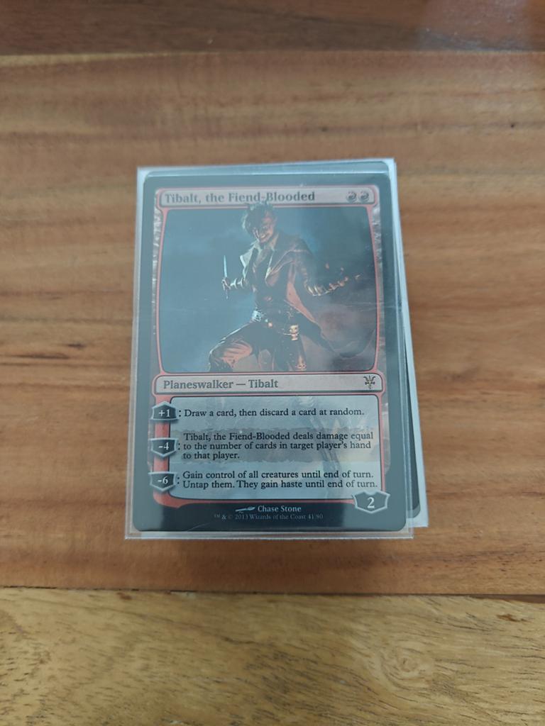 Tibalt, the friend blooded duel deck, Ophalen of Verzenden, Zo goed als nieuw, Speeldeck