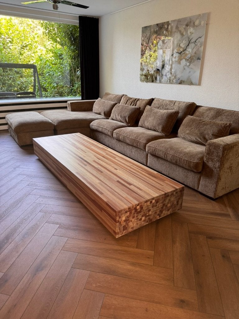 Prachtige Linteloo Aulia Salontafel (80x240), Ophalen, 200 cm of meer, 50 tot 100 cm, Zo goed als nieuw
