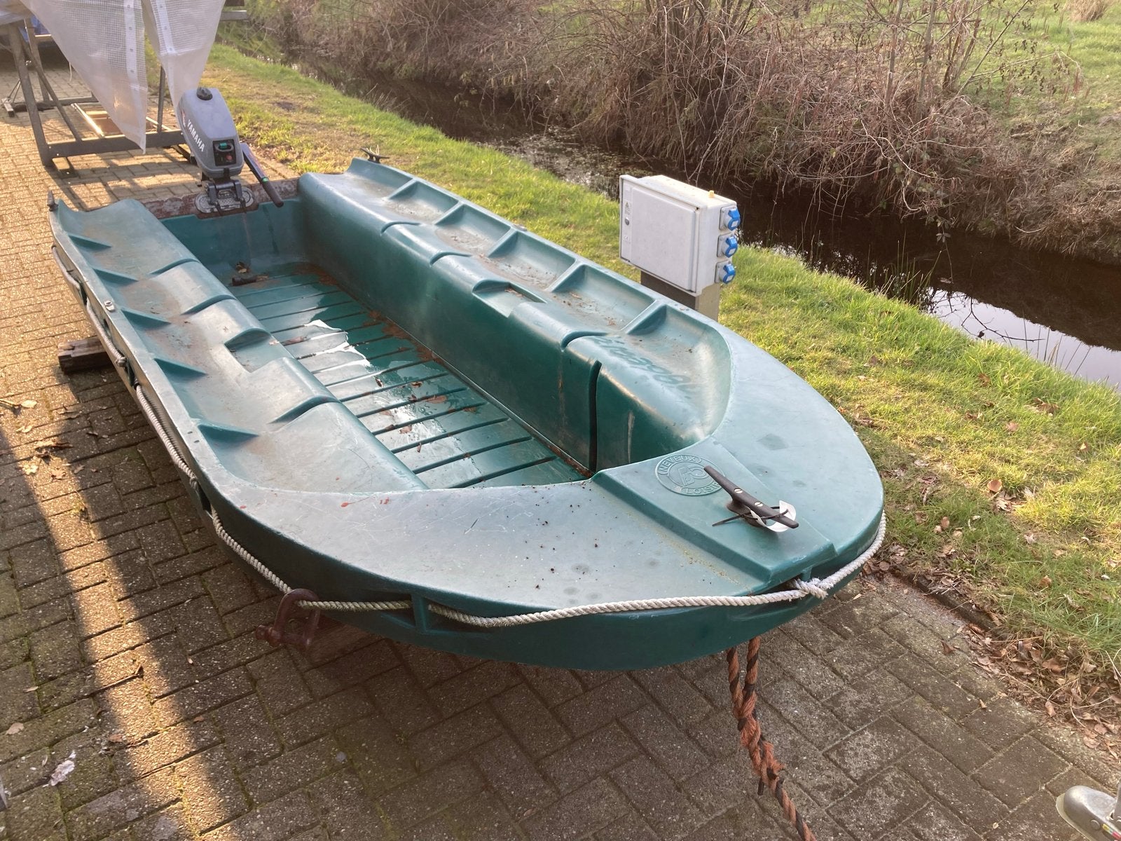 Funyak Secu 12 met Yamaha Malta 3,5 pk buitenboordmotor, Benzine, Overige merken, Gebruikt, Buitenboordmotor