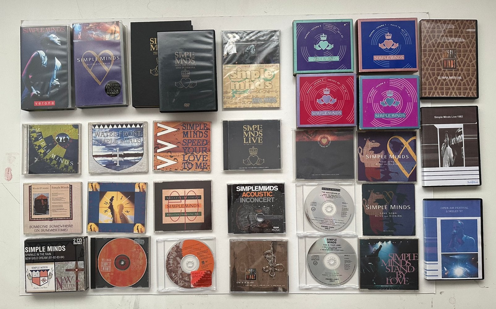 Simple Minds collectie, Cd's en Dvd's, Ophalen of Verzenden, Gebruikt, Promo