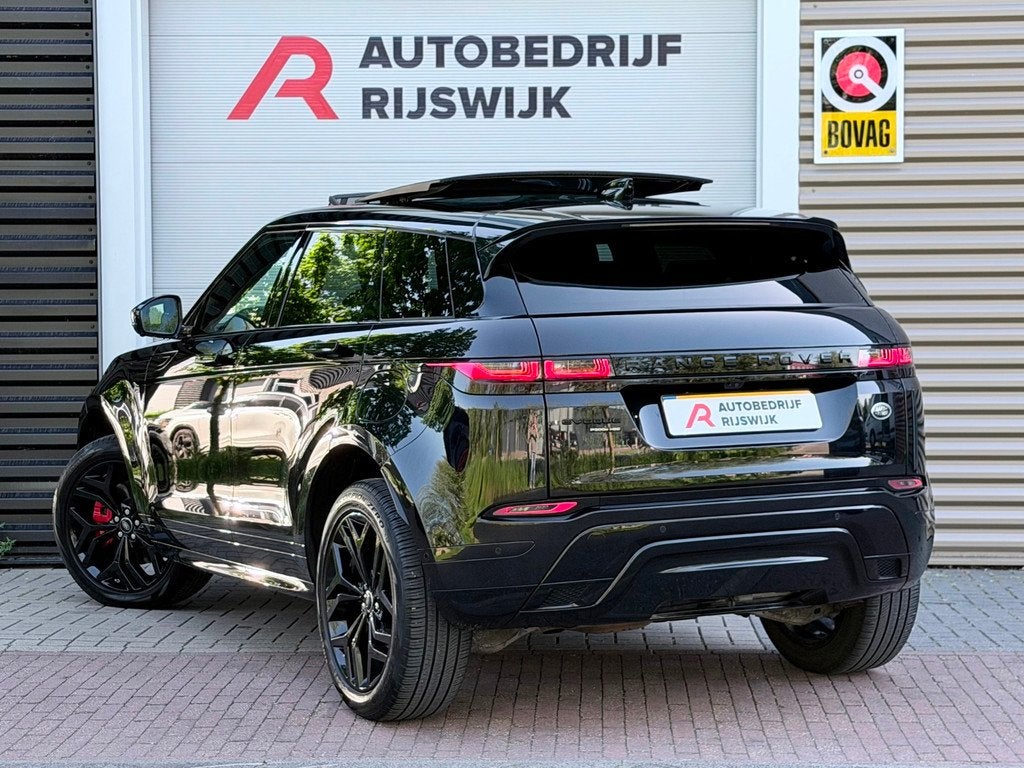Land Rover Range Rover Evoque 1.5 P300e AWD Autobiography Pa, Auto's, Land Rover, 12 maanden, Euro 6, Zwart, Bedrijf