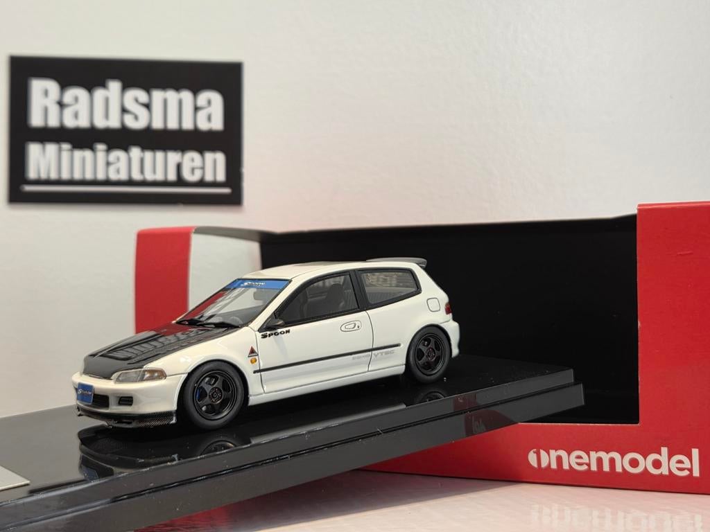 Honda civic EG " Spoon " 1:43 ONEMODEL, Hobby en Vrije tijd, Modelauto's | 1:43, Overige merken, Auto, Nieuw, Ophalen of Verzenden