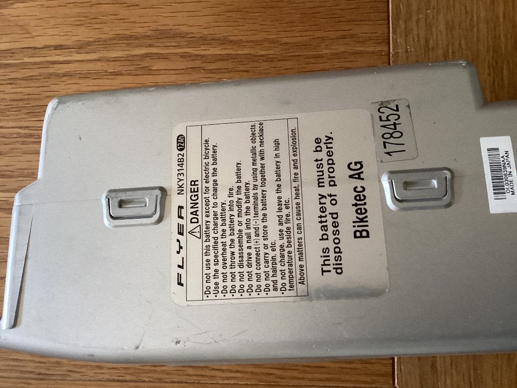 Flyer Fietsaccu 26 volt, Ophalen