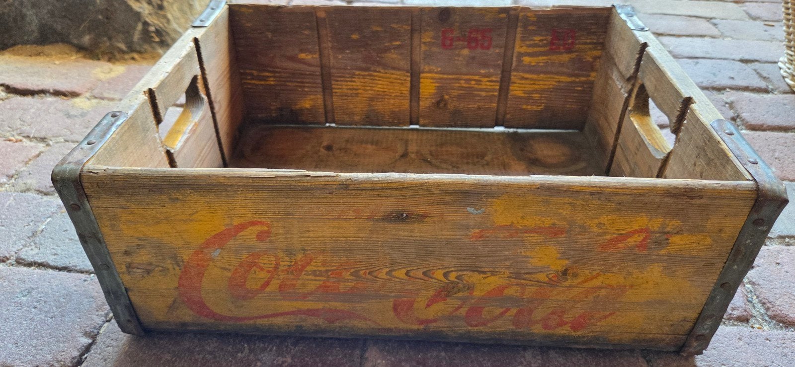 Vintage houten Coca-Cola kratje, Ophalen of Verzenden, Gebruikt, Gebruiksvoorwerp