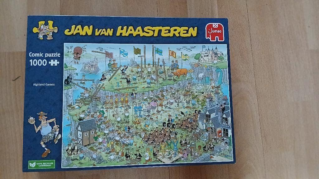 HIHGLAND GAMES JAN VAN HAASTEREN 1000 stukjes NIEUW, Ophalen of Verzenden, 500 t/m 1500 stukjes, Nieuw, Legpuzzel