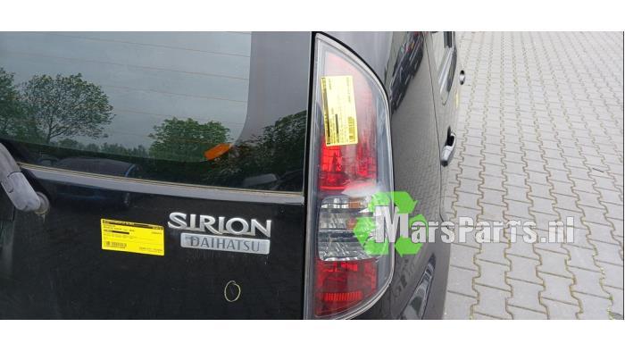 Achterlicht rechts van een Daihatsu Sirion, Gebruikt, Daihatsu, -, -