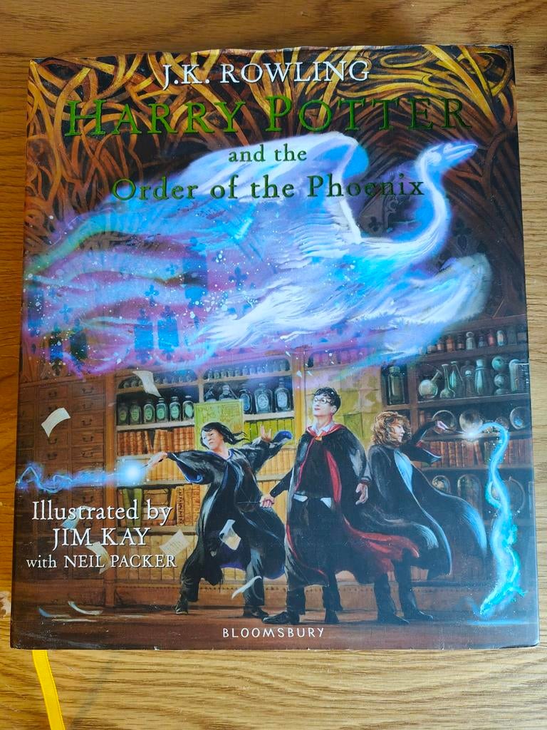 Harry potter and the order of the phoenix, Jim Kay, Verzamelen, Harry Potter, Zo goed als nieuw, Boek of Poster, Ophalen of Verzenden
