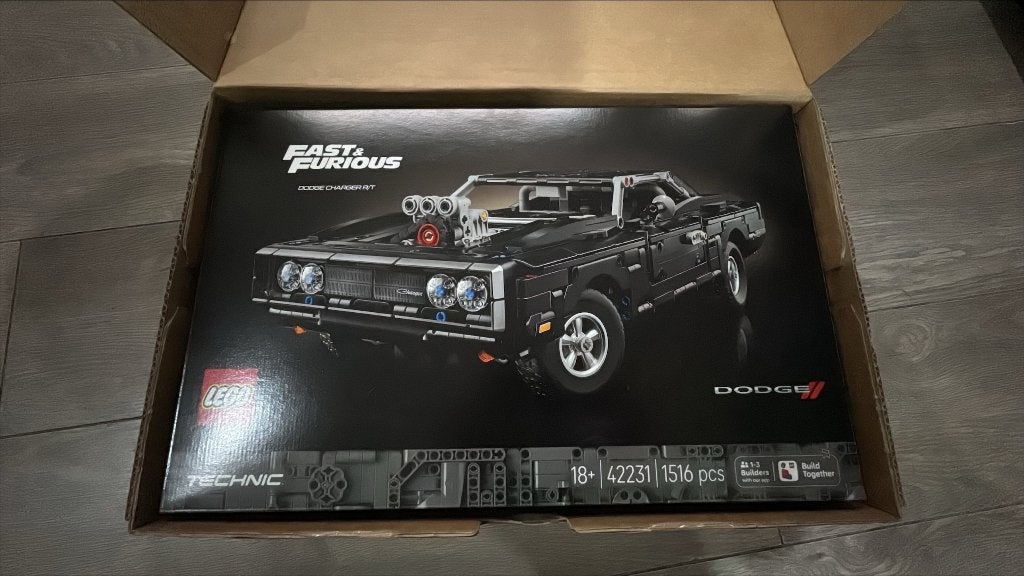 Lego Technic 42231 Fast and Furious Dodge Charger R/T NIEUW, Lego, Nieuw, Ophalen of Verzenden, Technic