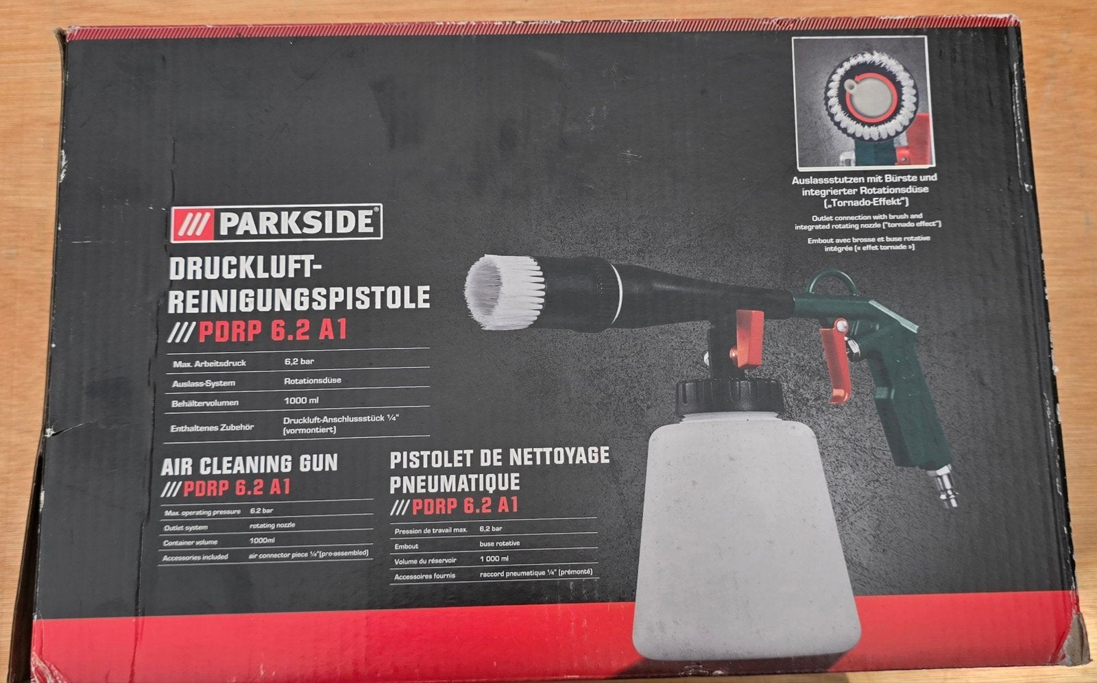 Parkside hogedruk reinigingspistool PDRP 6.2 A1, Ophalen