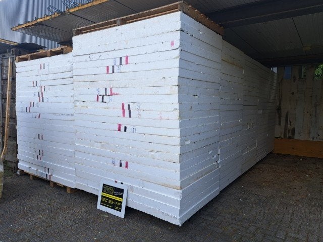 tempex platen 10 cm dik 120x200 cm, eps, betonvloer, Ophalen, Overige materialen, Gebruikt, Overige typen