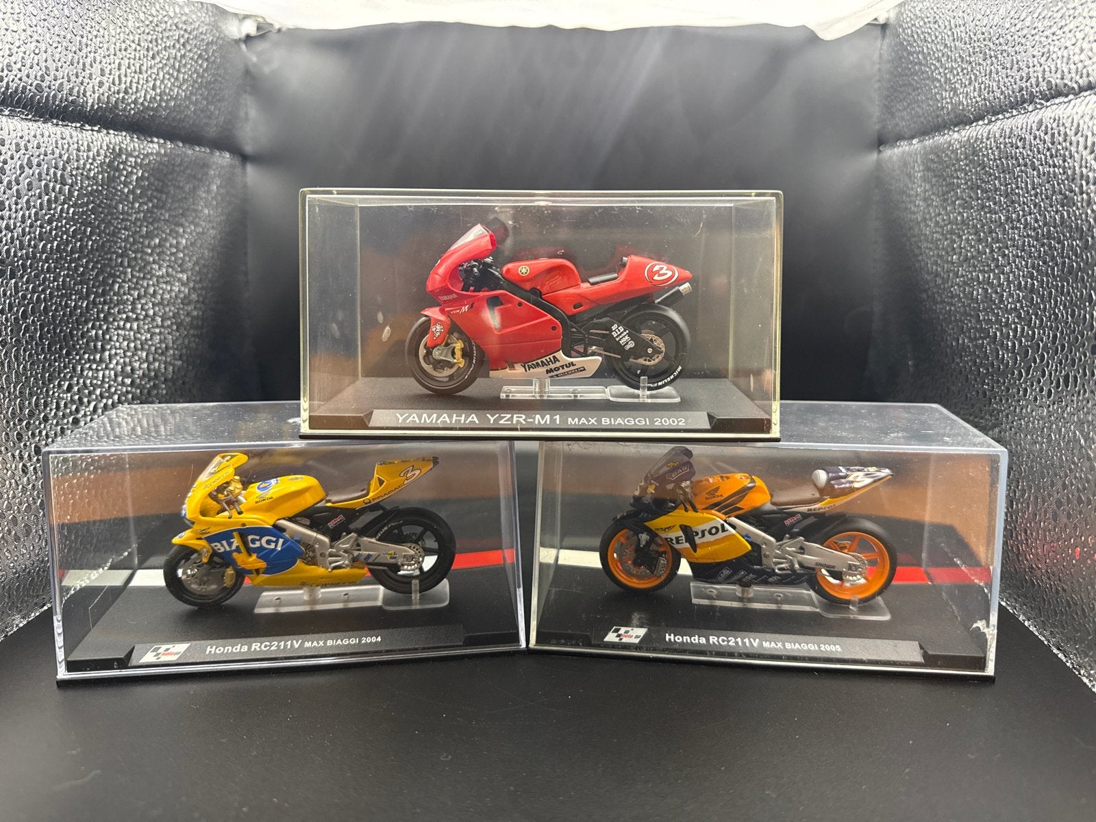 Max Biaggi MotoGP Motoren Schaalmodel Collectie, Overige merken, Ophalen of Verzenden, Zo goed als nieuw, Groter dan 1:32