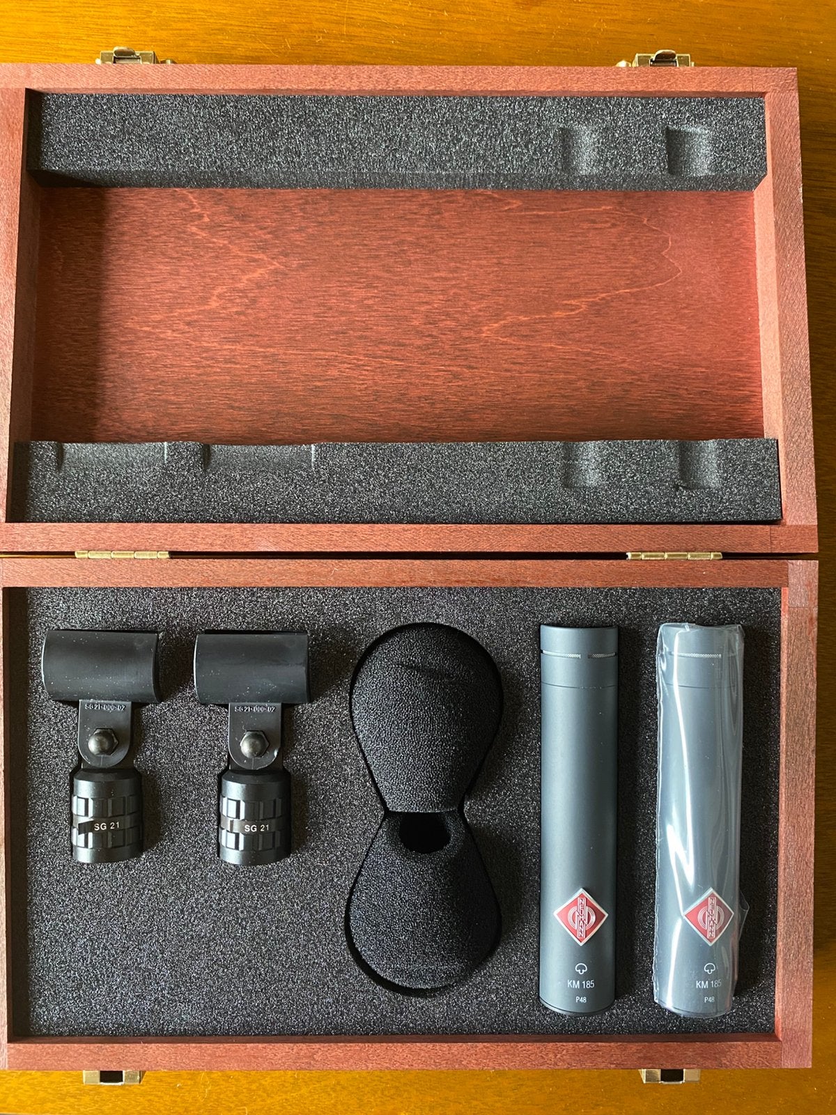 Neumann KM 185 stereo set - condensator microfoons, Muziek en Instrumenten, Microfoons, Ophalen, Zo goed als nieuw, Studiomicrofoon