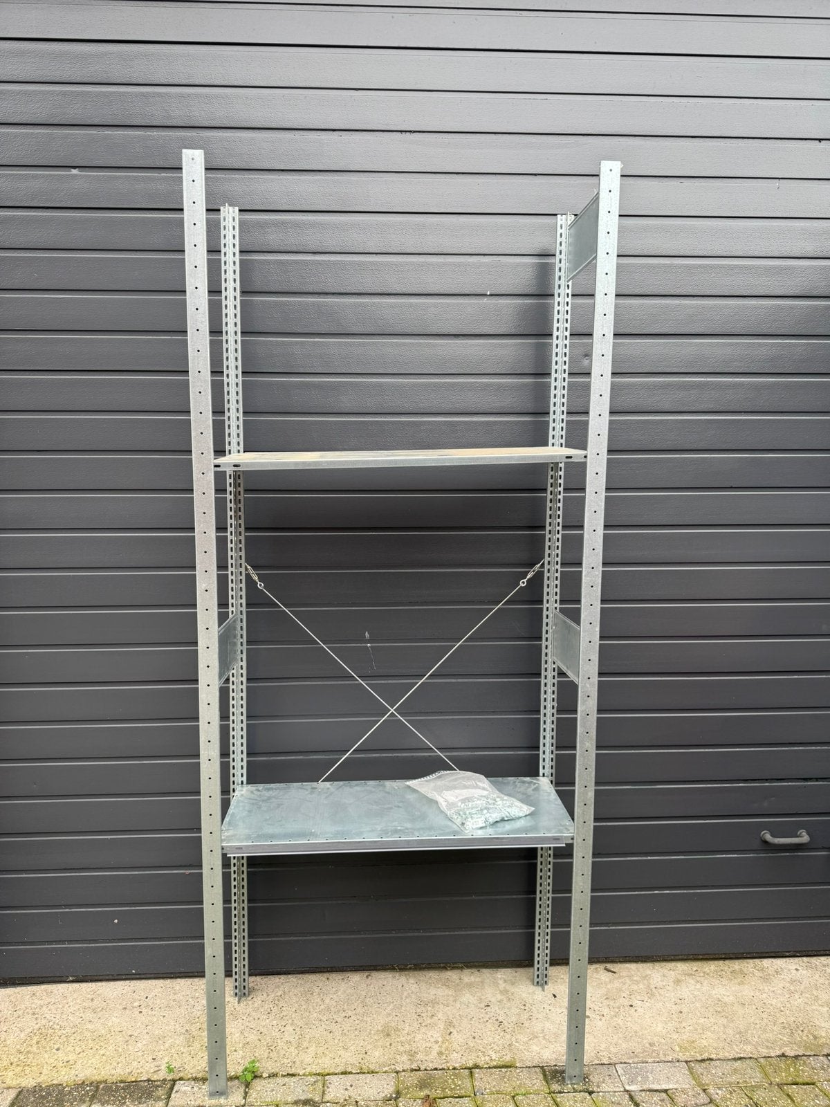 Stelling 3 meter breed 21 legborden zgan, Ophalen, Zo goed als nieuw