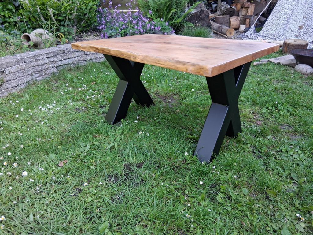 Unieke boomstam salontafel van plataan (80x60x3cm), Huis en Inrichting, Tafels | Salontafels, Nieuw, Minder dan 50 cm, 50 tot 100 cm