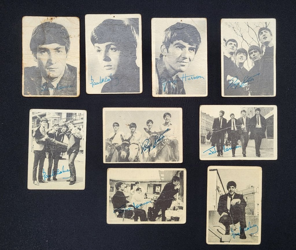 Beatles kauwgomprentjes, Ophalen of Verzenden, Gebruikt, Overige typen