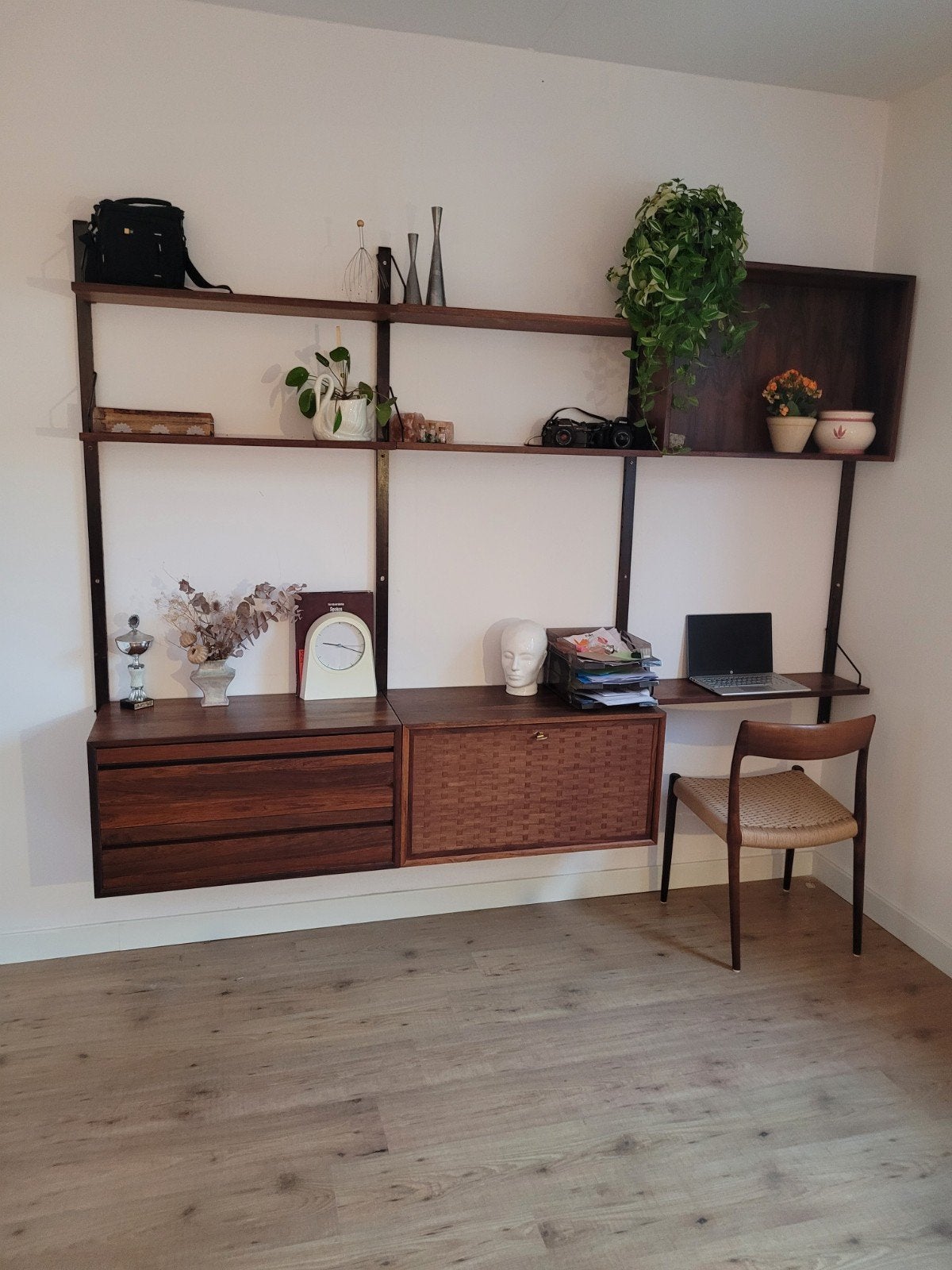 Poul Cadovius Wandsysteem Palissander - Vintage Deens Design, Ophalen, Gebruikt