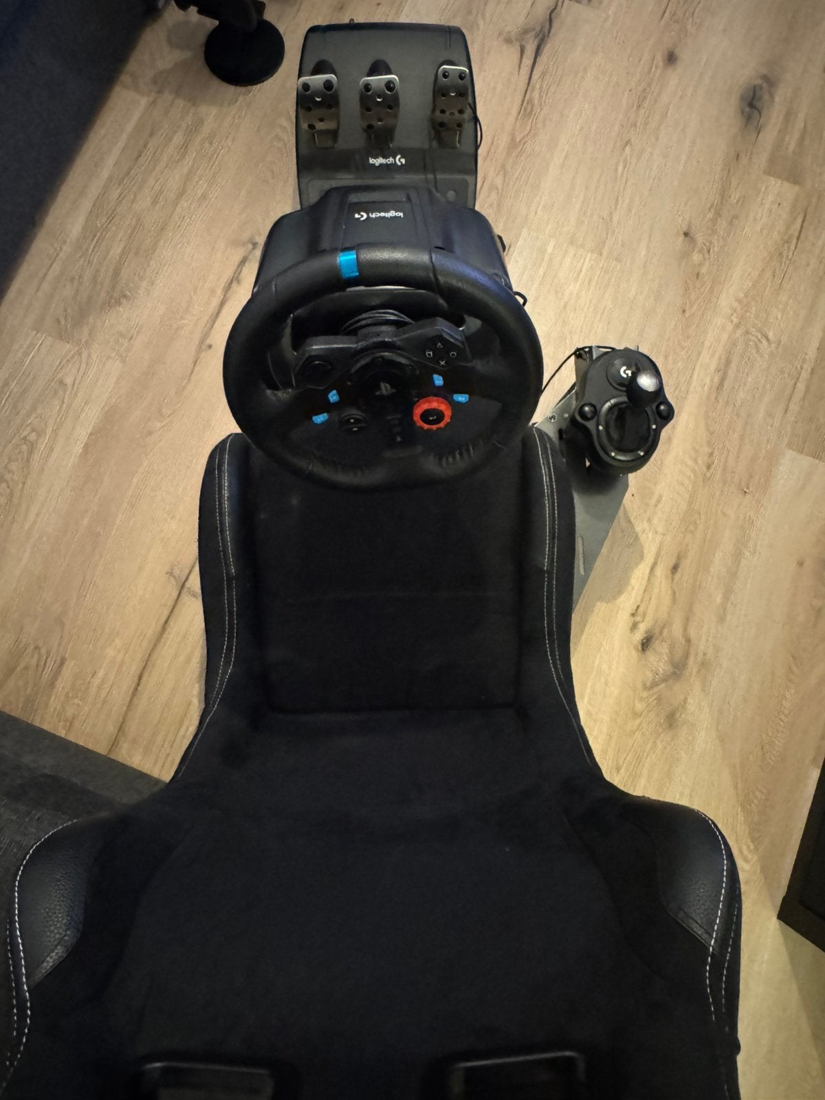 Playseat Evolution met Logitech G29 & Shifter, Ophalen, Zo goed als nieuw, Stuur of Pedalen, PlayStation 5