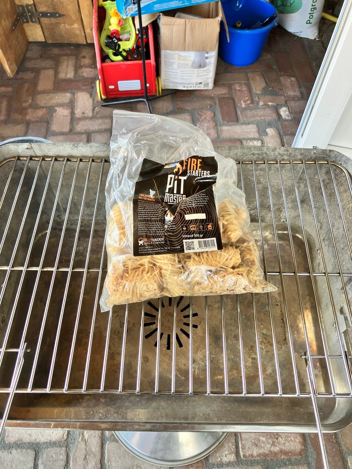 RVS BBQ met houtskool en briketten, Tuin en Terras, Gasbarbecues, Ophalen, Gebruikt