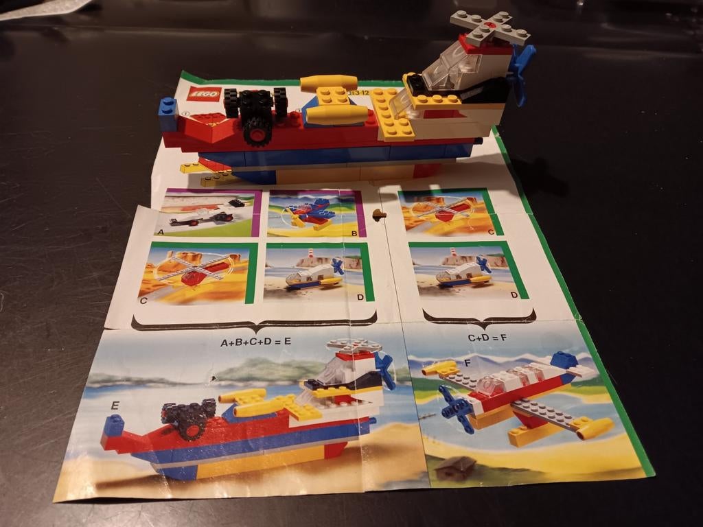 Lego 1642, 1644, 1646 en 1649 en combi's, Gebruikt, Overige thema's, Lego, Compleet