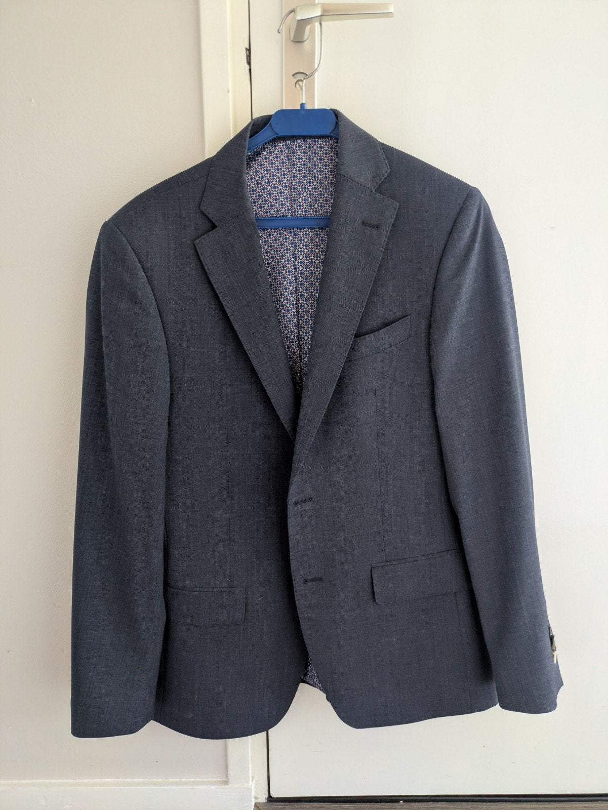 van gils colbert, Kleding | Heren, Kostuums en Colberts, Zo goed als nieuw, Blauw, Ophalen of Verzenden