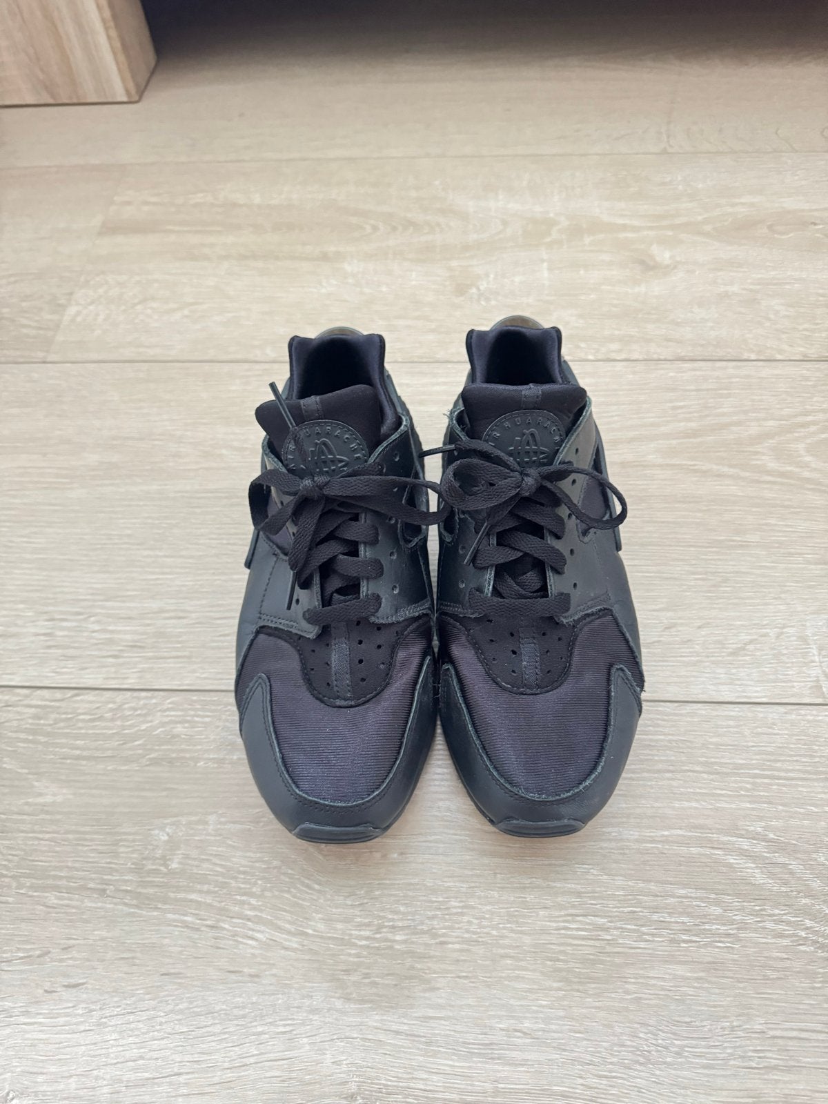 Nike Huarache - Zwarte Sneakers, Verzenden, Zo goed als nieuw, Zwart, Sneakers of Gympen