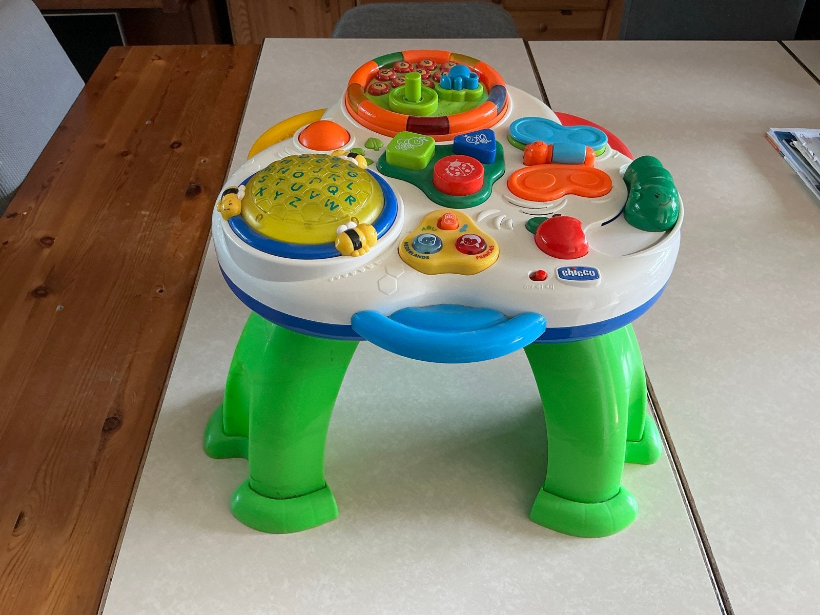 Chicco Activiteiten Tafel - Educatief Speelgoed, Ophalen, Gebruikt, Overige typen, Met licht