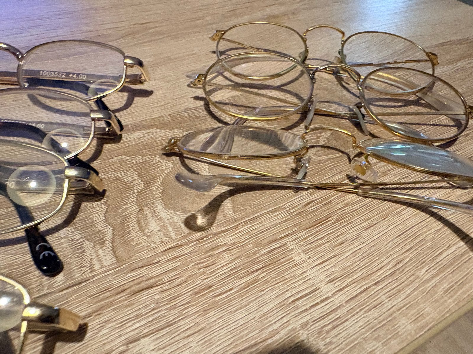Diverse leesbrillen & zonnebrillen ray ban vintage  jaren 90, Ophalen of Verzenden, Gebruikt, Leesbril, Overige merken