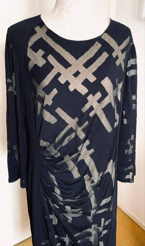 Studio 8 jurk maat 54, Kleding | Dames, Grote Maten, Ophalen of Verzenden, Zo goed als nieuw, Zwart, Jurk