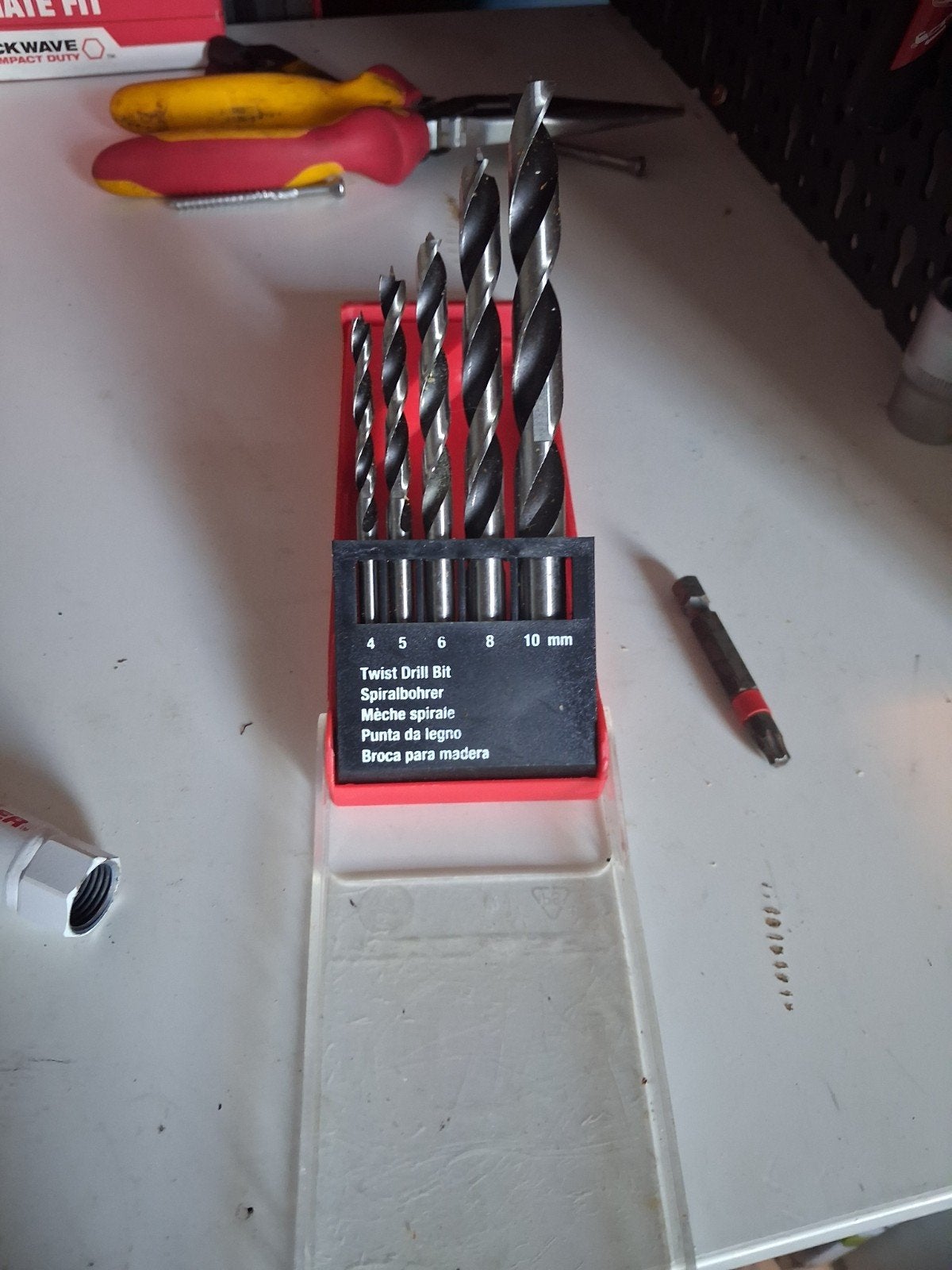 Hilti spiraalboor set 4-10mm, Doe-het-zelf en Verbouw, Gereedschap | Boormachines, Ophalen of Verzenden, Zo goed als nieuw, Overige typen