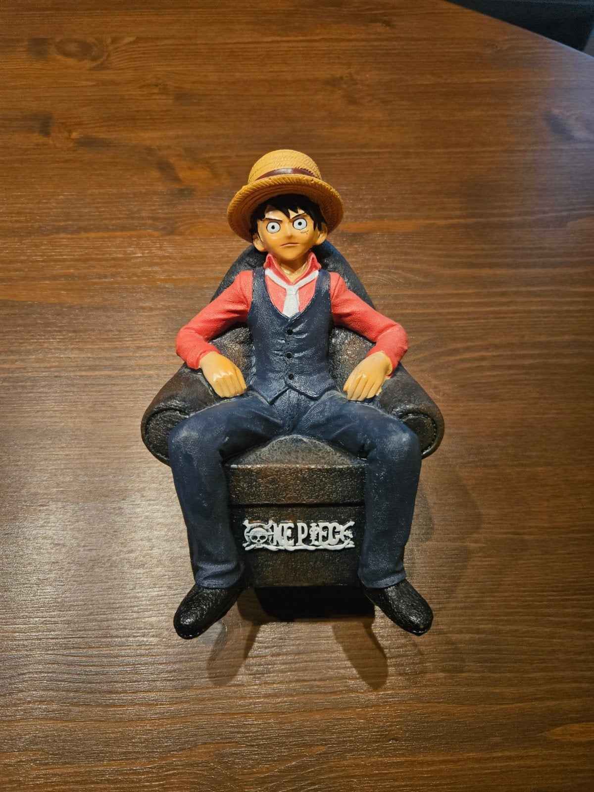 Luffy One Piece spaarpot, Ophalen of Verzenden, Zo goed als nieuw, Mens