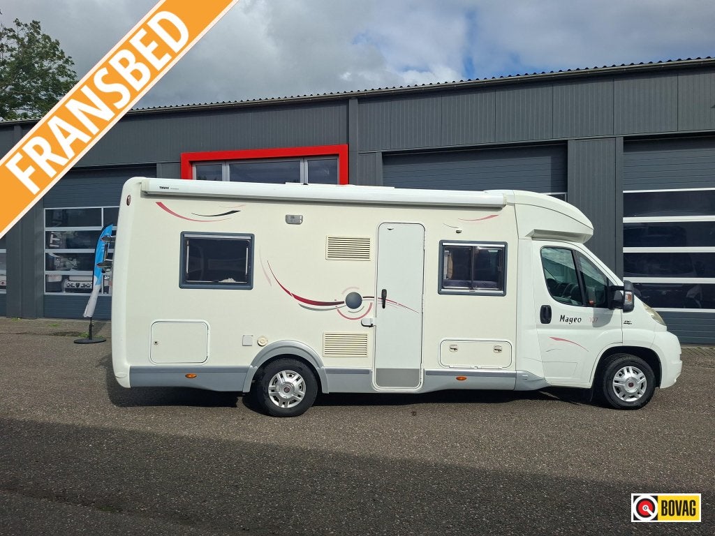 Challenger Mageo 107 luxe en ruime camper, Caravans en Kamperen, Ringverwarming, Buitenlamp, Fiat, 6 tot 7 meter