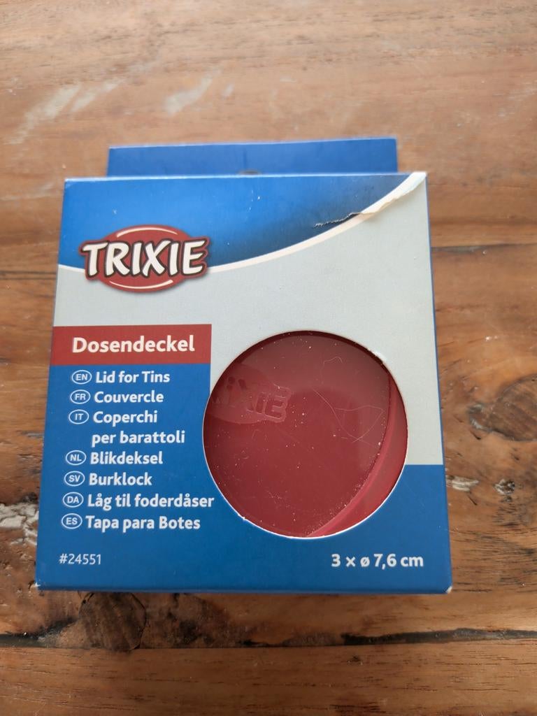 Trixie blikdeksel 3x 7,6cm, Dieren en Toebehoren, Dierenvoeding, Ophalen of Verzenden, Kat
