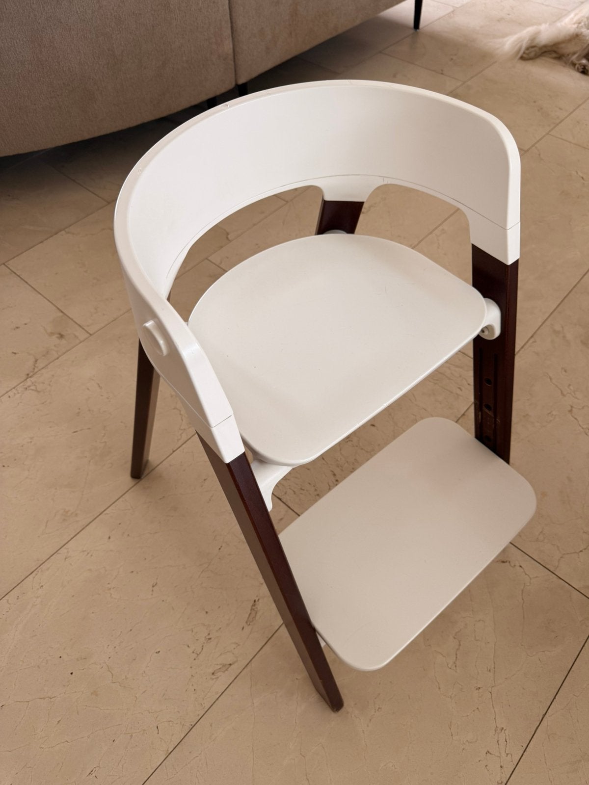 Stokke Steps set roze, Ophalen, Zo goed als nieuw, Meegroeistoel