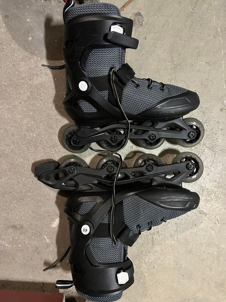 Skeelers Decathlon Oxelo Fit 500 Maat 45, Gebruikt, Heren, Inline skates 4 wielen, Ophalen
